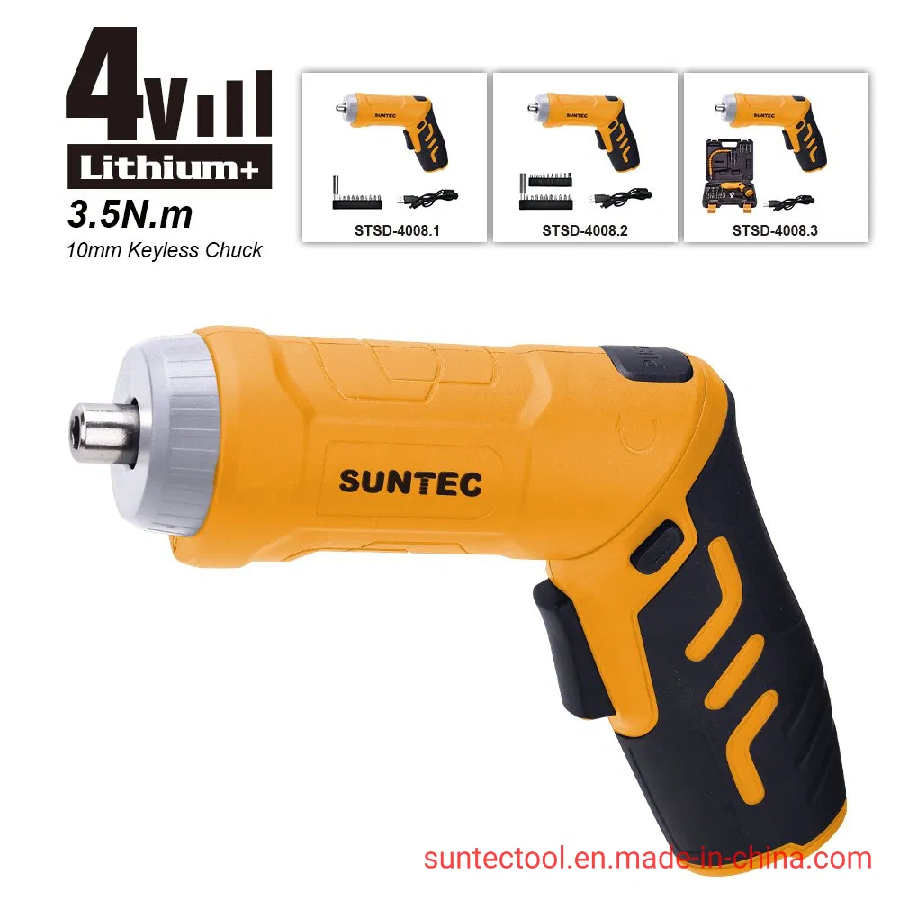 Аккумуляторный шуруповерт Suntec 4V