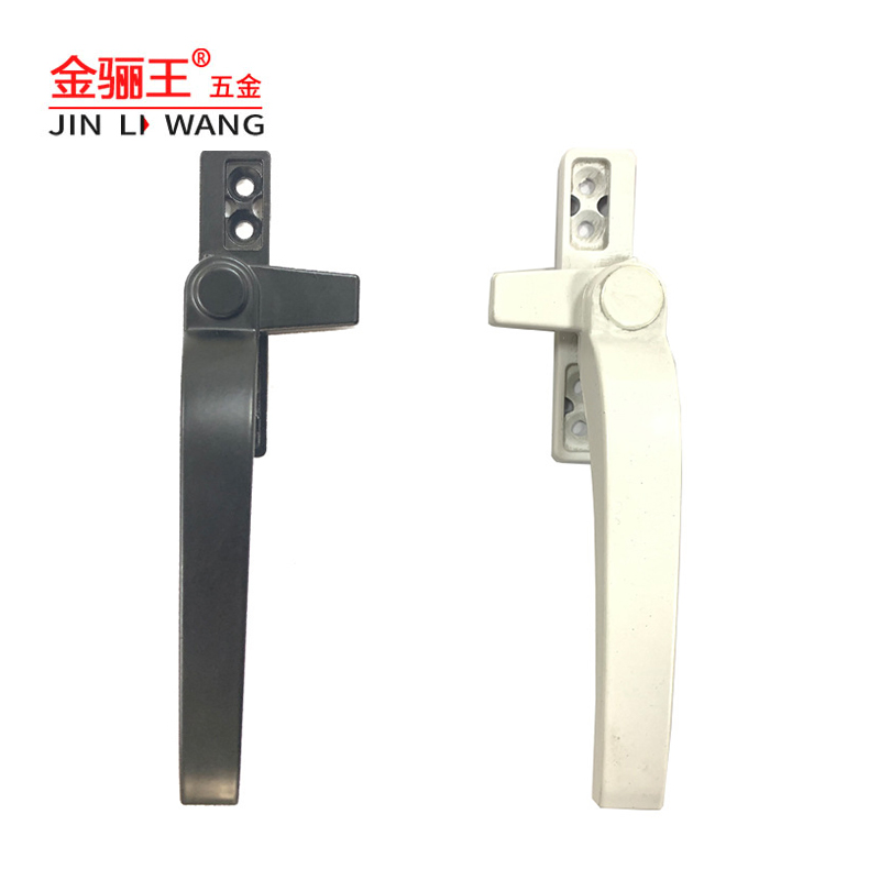 Classic Door and Window Hardware Spare Parts Sliding Window Pull 7 Shape Black Aluminium Casement Window Handle UPVC Window Handles OEM ODM