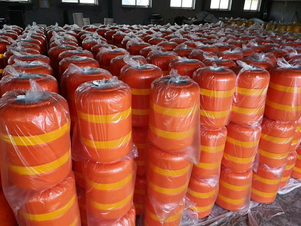 Highway Safety Roller System Traffic Drum Rolling Barrel Guardrail Anti Crash Barrier