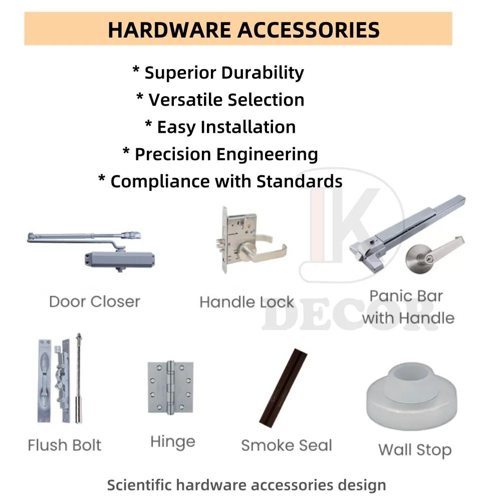 Affordable UL Certified Fire Rated Wooden Doors for USA