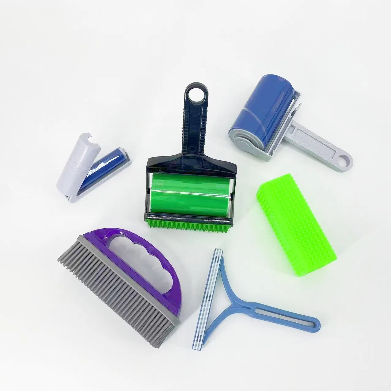 Sticky Lint Roller 2 Pack Reusable Washable Lint Roller Pet Hair Remover Include Large and Small Size Cleaner for Clothes Pet Hairs Carseats