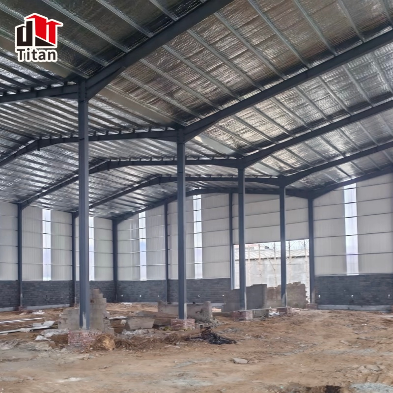 Customizable Prefabricated Steel Building for Industrial Workshop Project Use