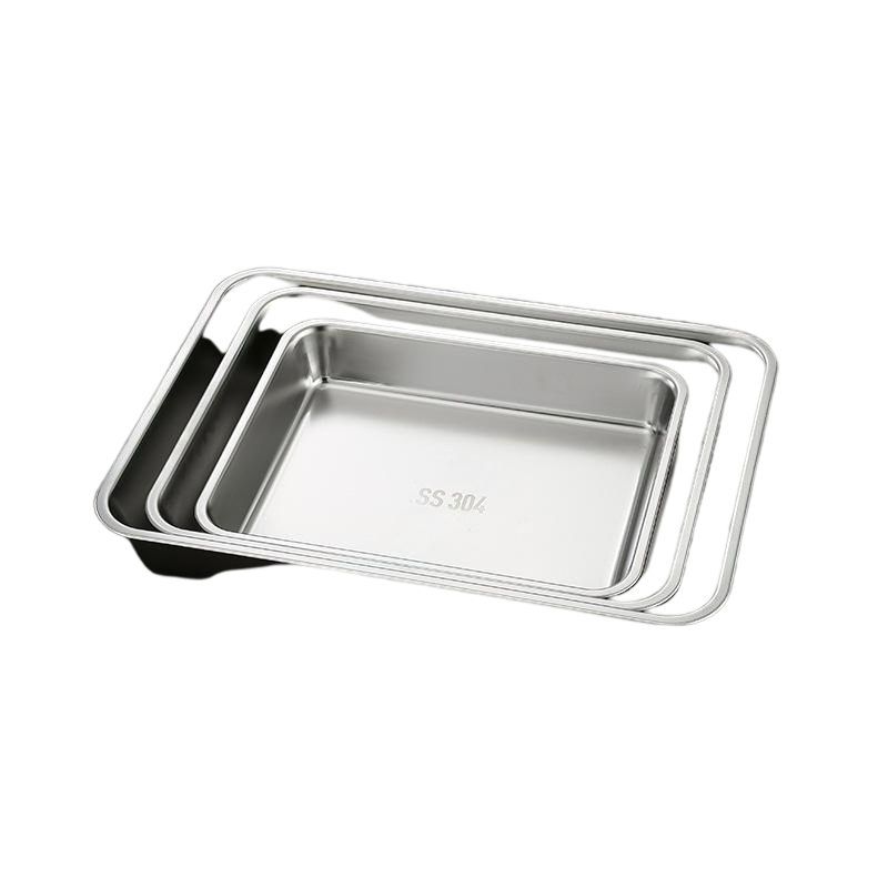 Durable 176X162mm Metal Food Pan for Kitchen Organization