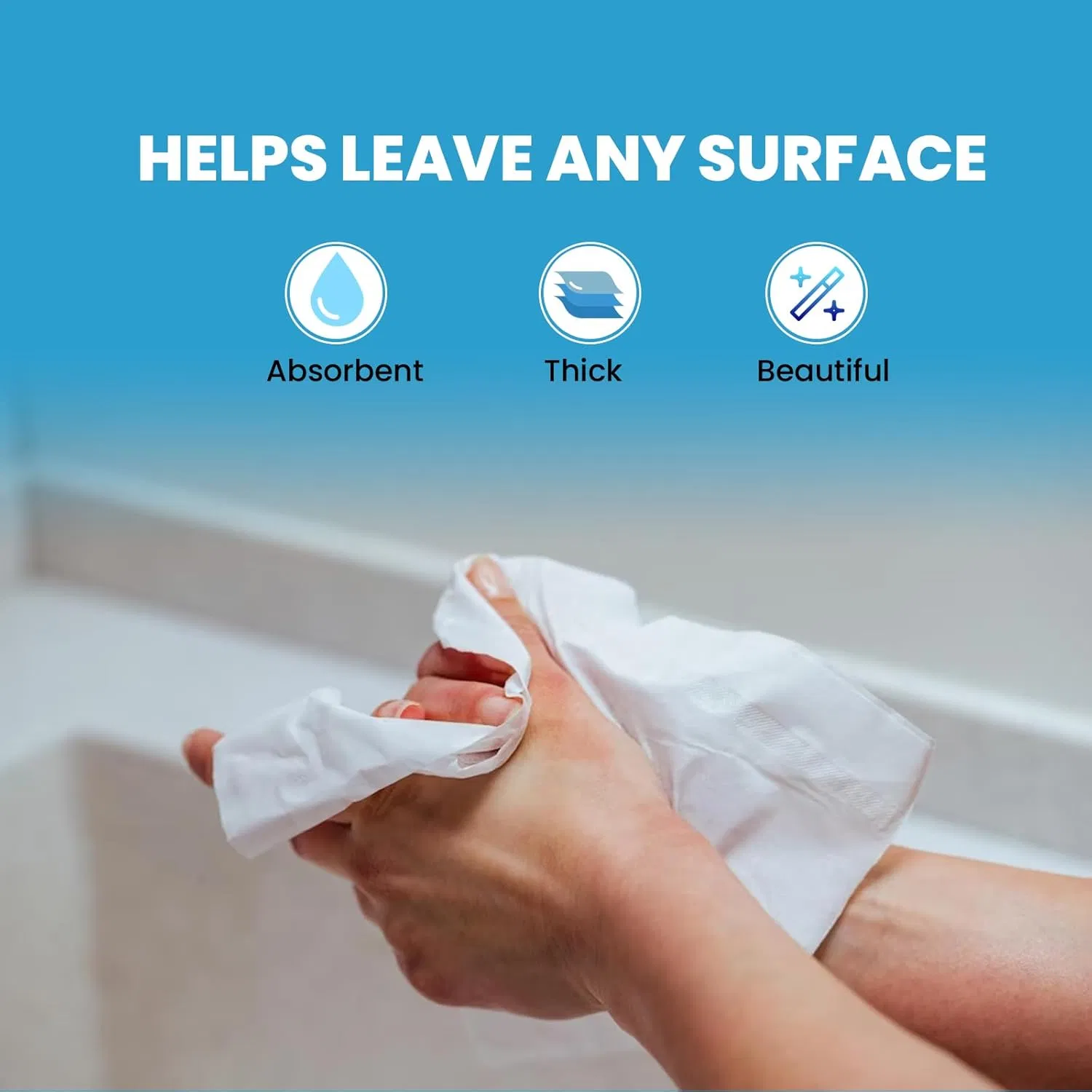Eco-Friendly Disposable Z Fold Paper Hand Towel for Office Hospital