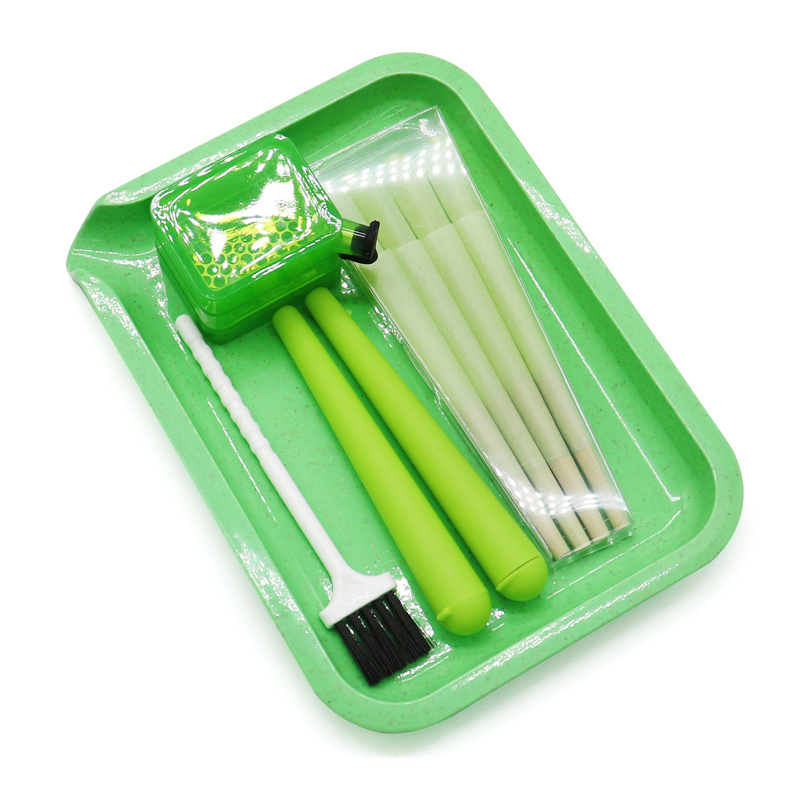 New Biodegradable Smoking Ashtray Set of 6 Sets 195*145 Trays Smoking Operating Tray Smoking Tray Wholesale Smoking Set