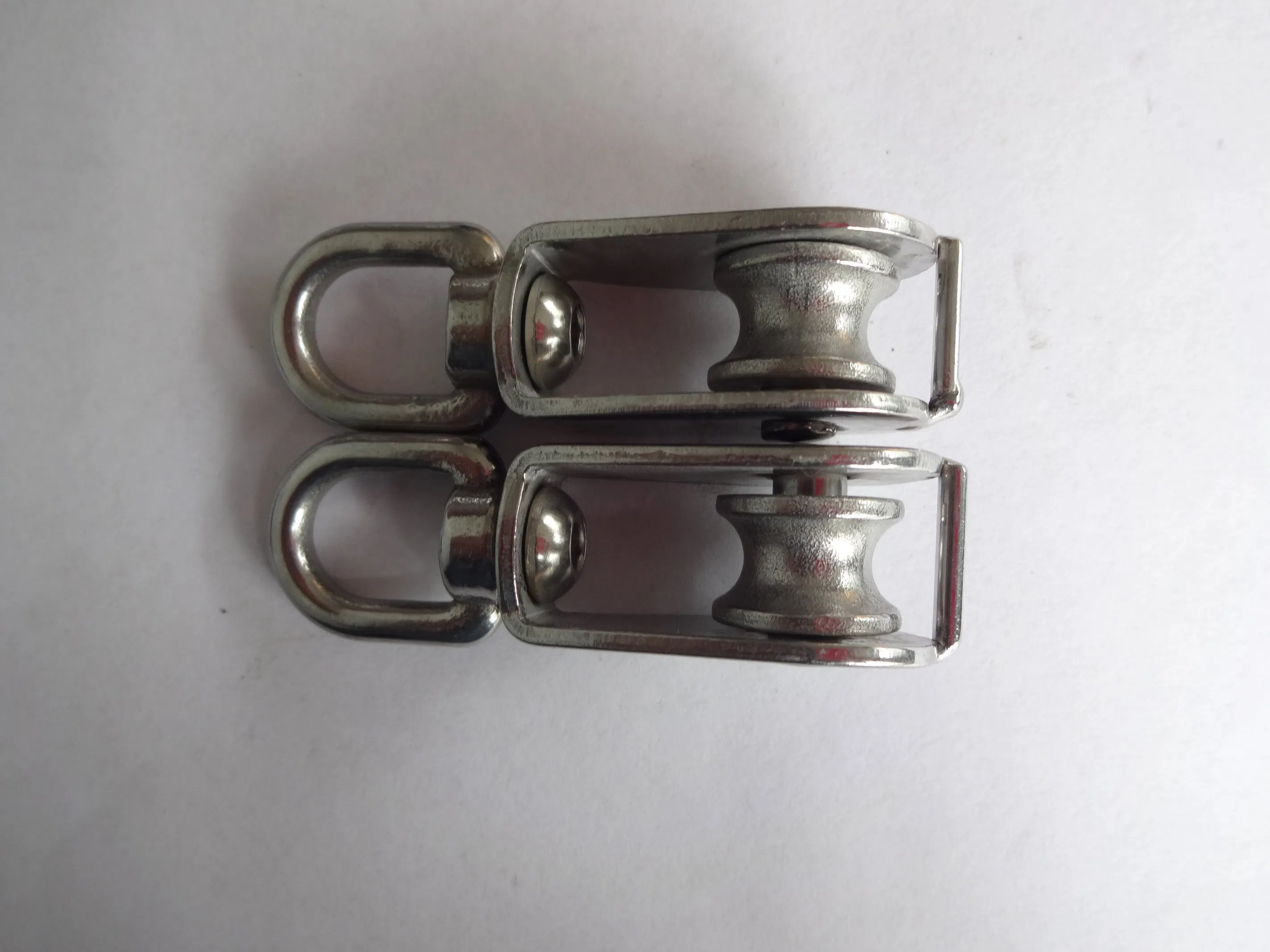 Stainless Steel 304/316 Single Wheel Sheave Swivel Type Eye Wire Rope Pulley