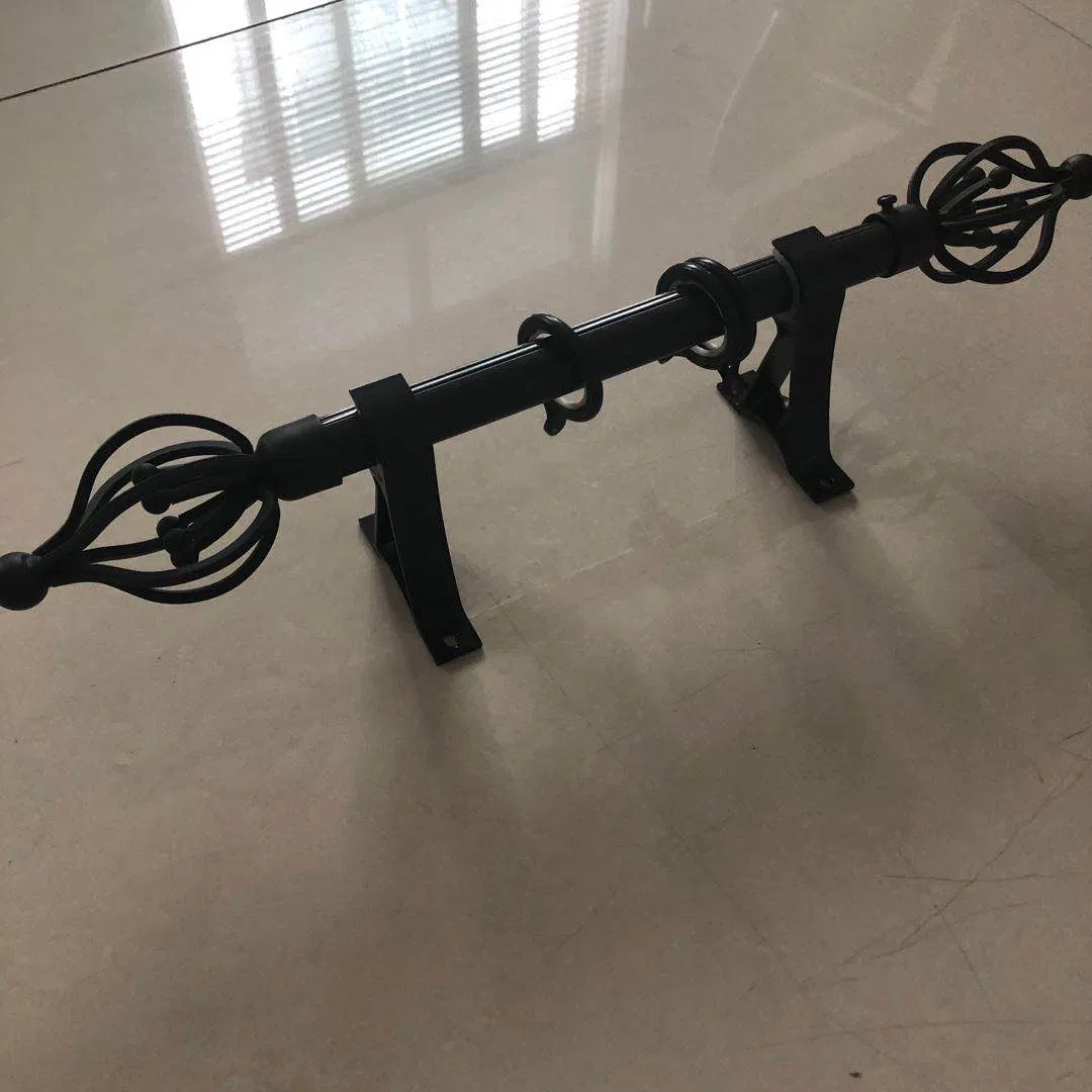 Curtain Rods Resin Material Noiseless and Durable for Window Coverings Drapery