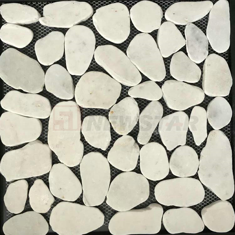 Mesh Tile Slice Pebble Floor Tiles River Stone Price