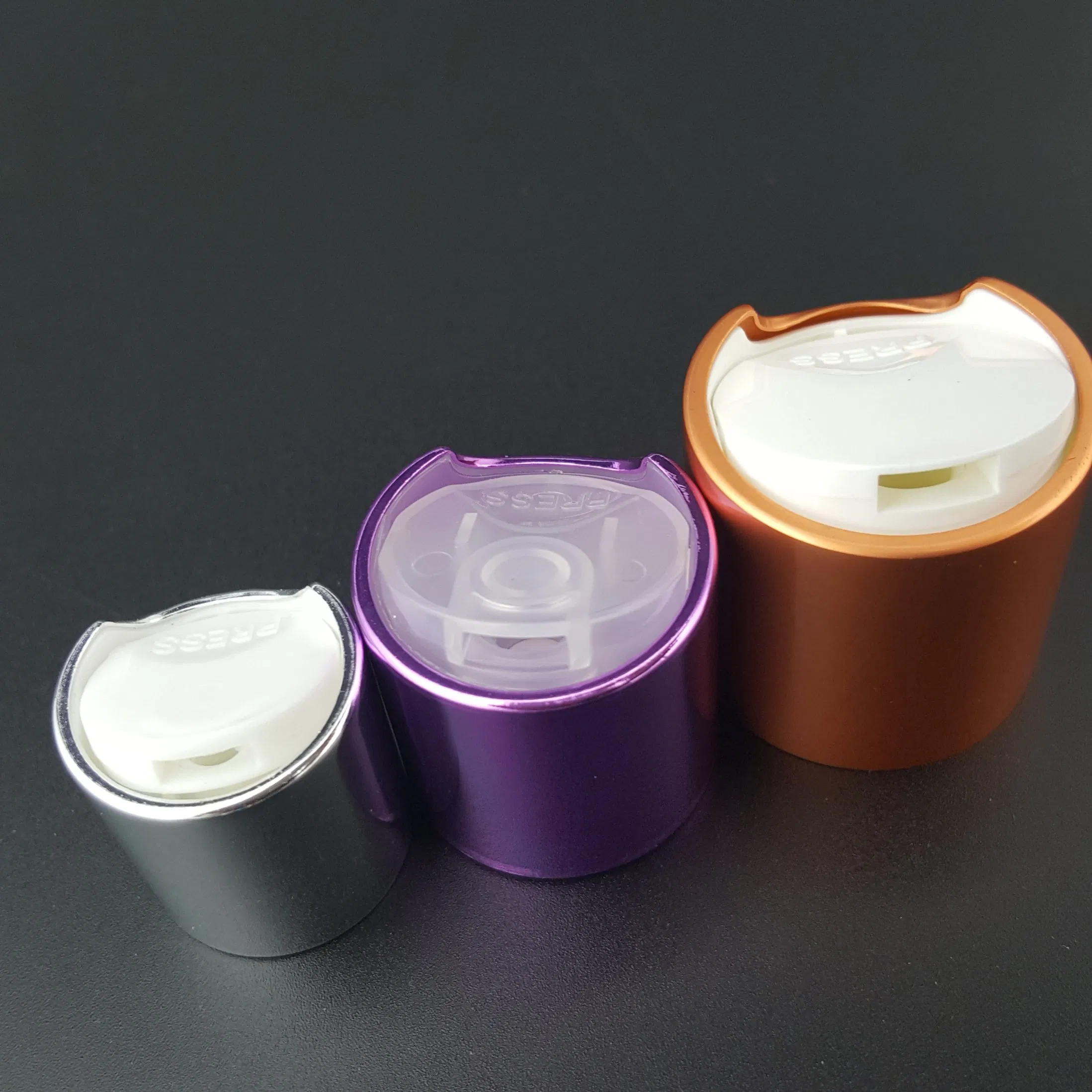 High Quality PP Aluminum Metal Disc Cap for Shampoo Bottle Cap