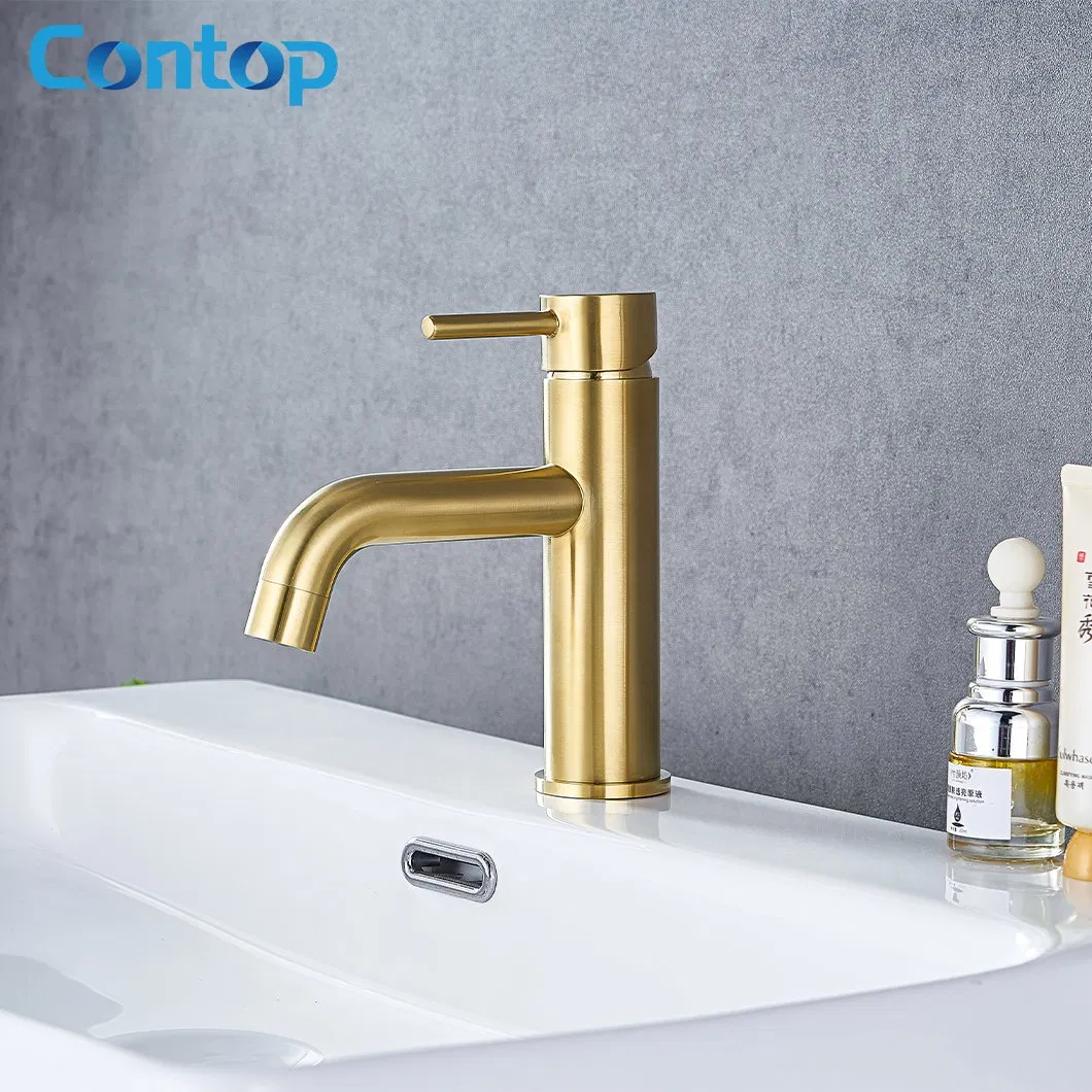 Australian Standard Watermark Gold Kitchen Tap Accessories Brass Body Single Handle Kitchen Mixer Faucet