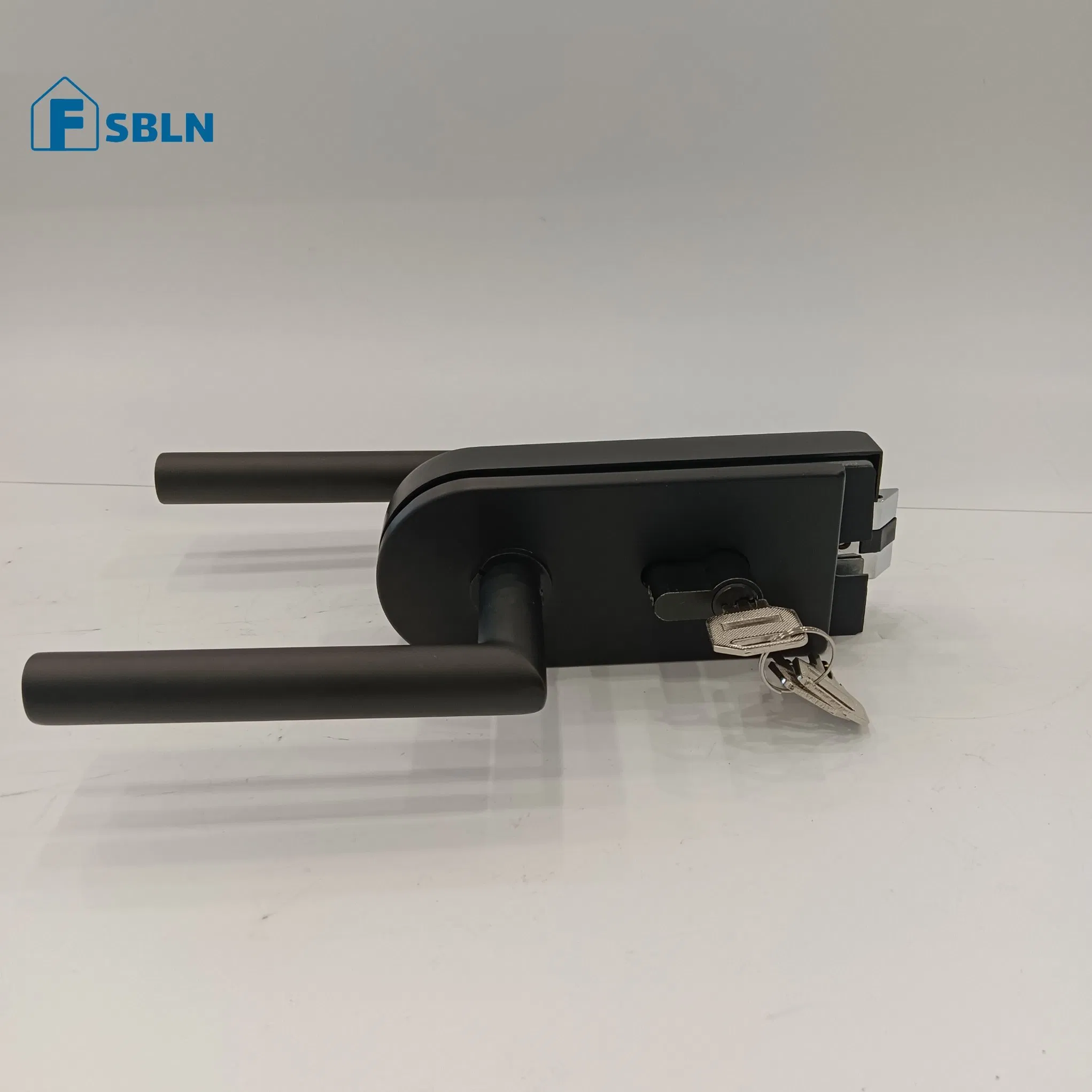 Office Furniture Aluminium Hardware Glass Hardware Flat Push Handle Door Lock Hardware Door Knob Home Door Locks