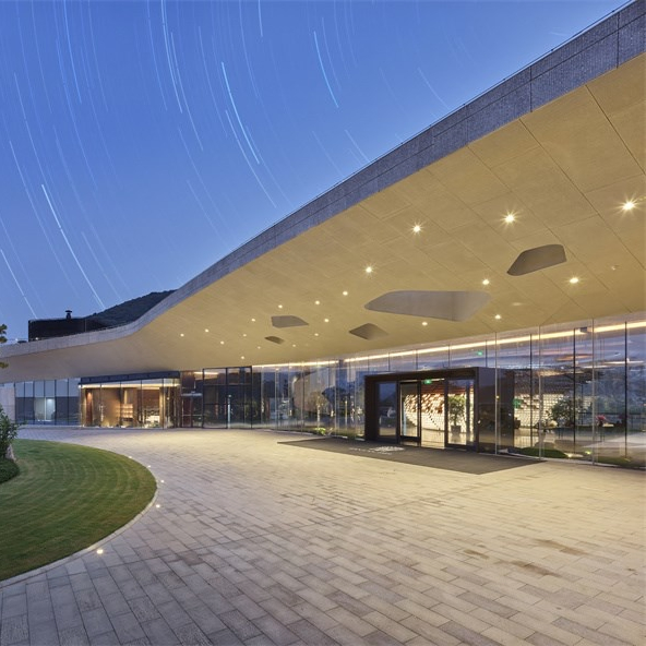 Exposed Aggregate Premium Grc Wall Panels Sawtooth Design