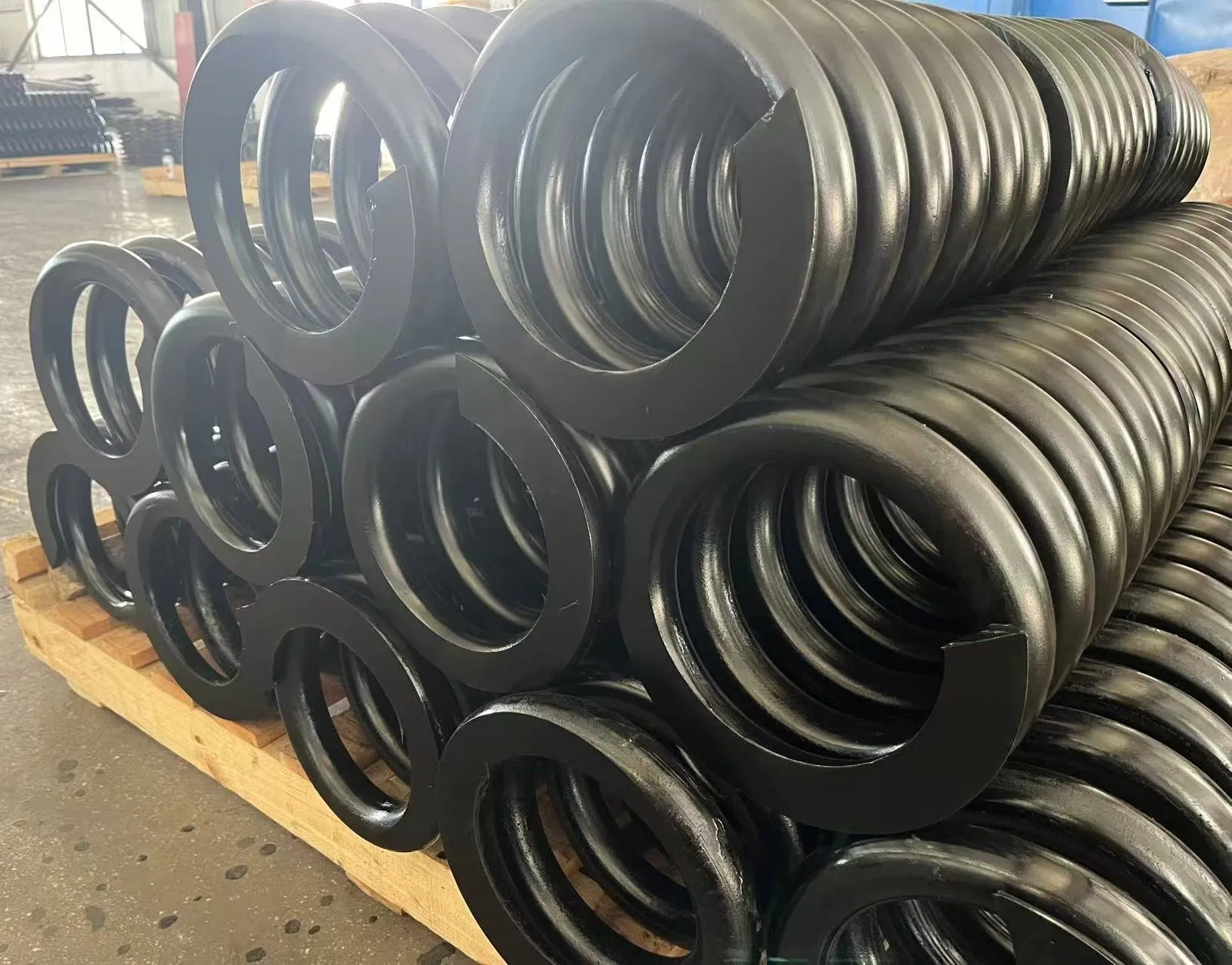 Пружина сжатия усиленная больших размеров OEM