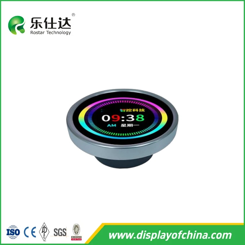 2.1'' Round Rotary Knob Switch TFT LCD Display for Smart Home Application