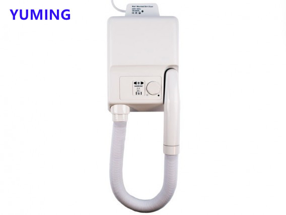 Wall Mounted Bathroom Use Hair & Skin Dryer with Shaver Socket