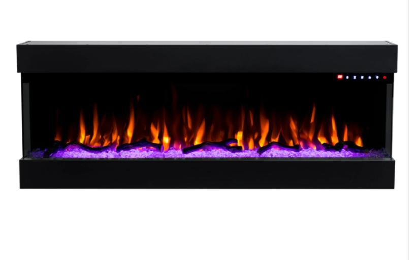 Overheat Safety Factory Sale Electric Fireplace with Smart Control and Multi Color Flame