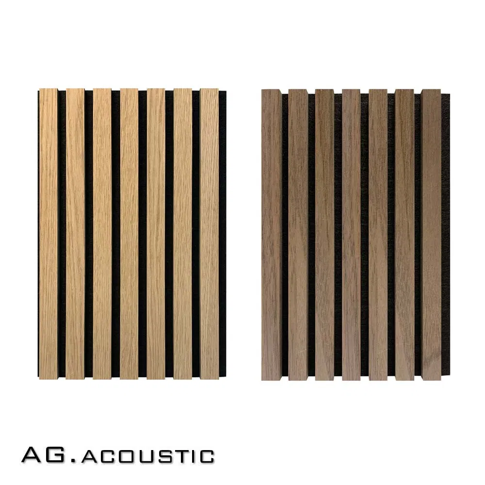 AG. Acoustic Soundproofing Material Customized Panel Pet Felt Veneer Surface Acoustic MDF Slats for School