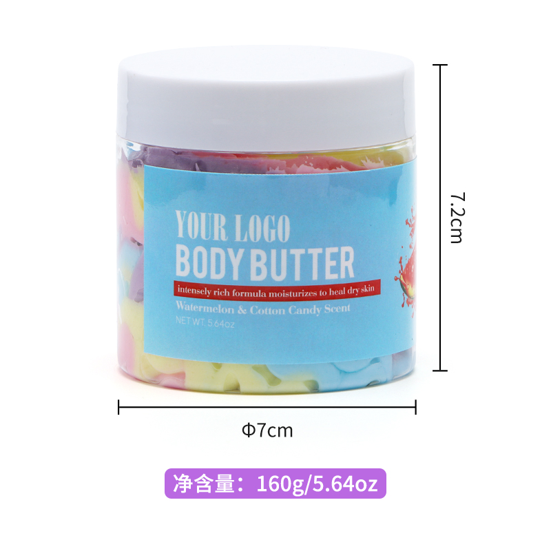 Luxury Organic Shea and Cocoa Hydrating Cream for Smooth Glowing Skin Body Butter