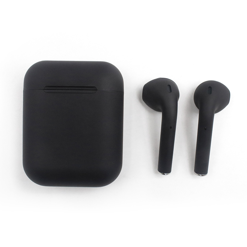 2022 Inpods 12 Macaron Black Wireless Bt5.0 Touch Sports Earbuds in-Ear I12 Tws