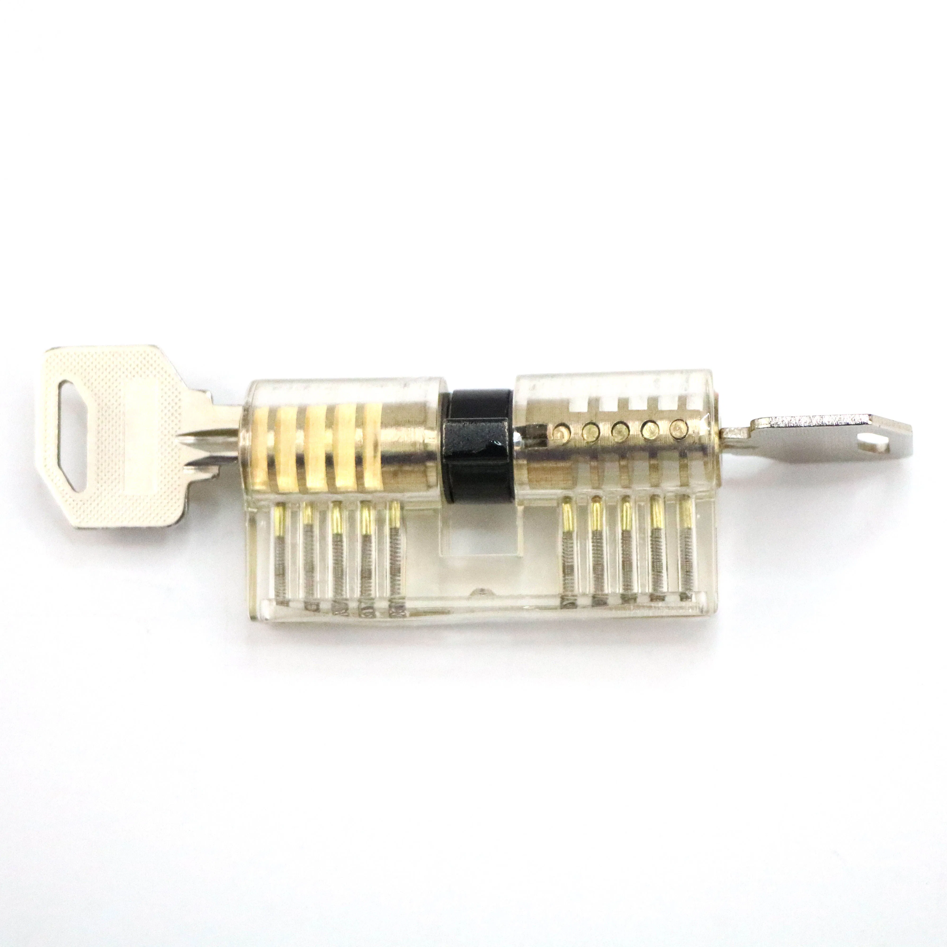6-Piece Practice PRO Locksmiths Transparent Padlock Professional Transparent Padlock