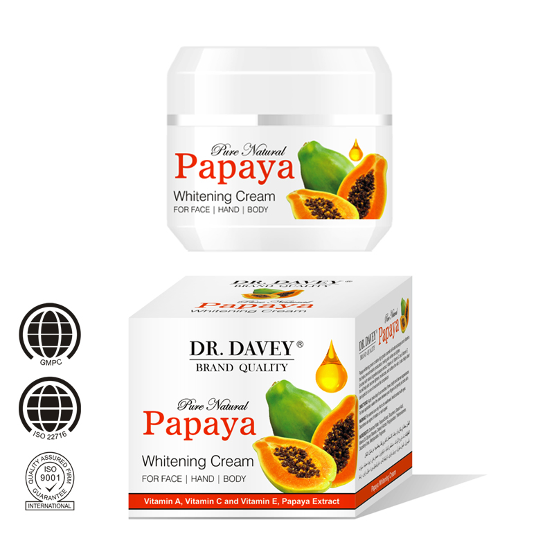 Dr. Davey Anti Aging Whitening Smoothing Moisturizer Papaya Skin Care Face Cream