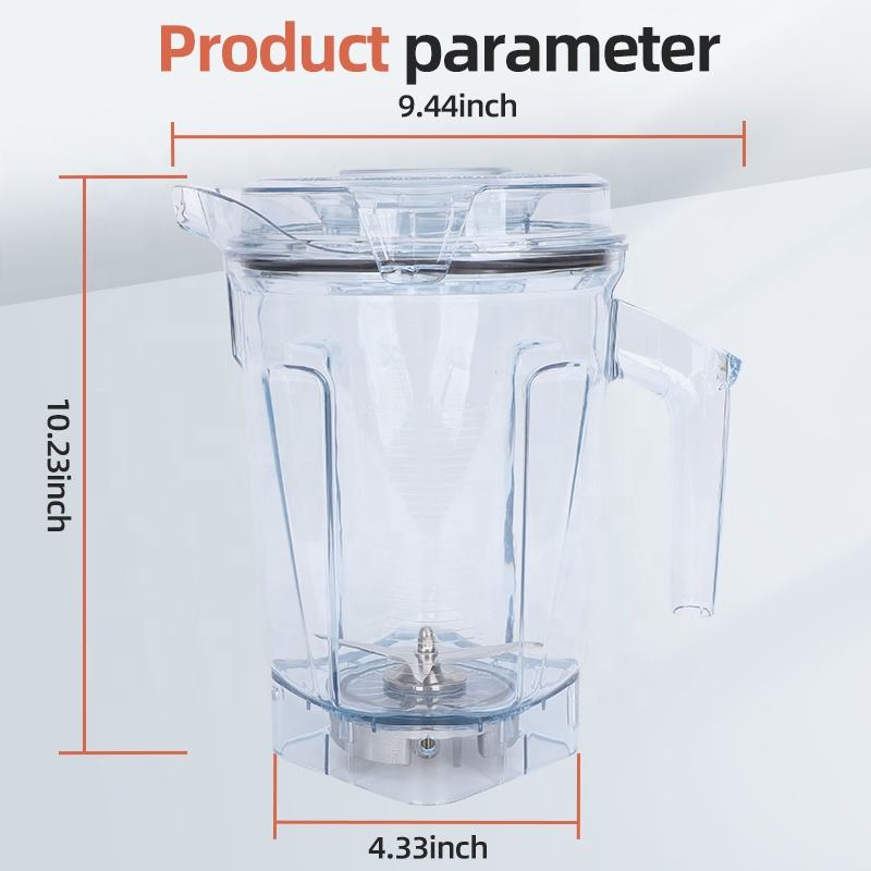 Vitamx A3500 Series 64 Oz. Plastic Jar with Lid. Blade and Bottom as a Set