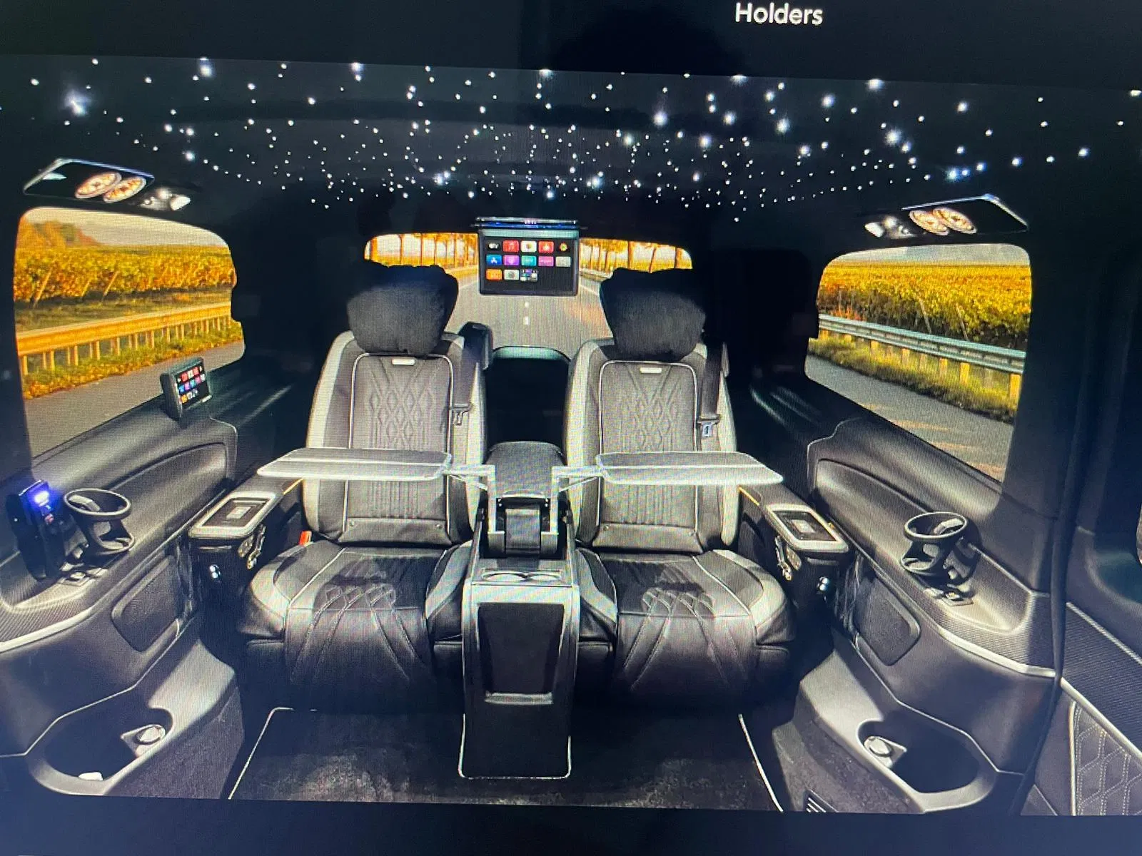 Консоль заднего ряда сидений для Mercedes V-класса
