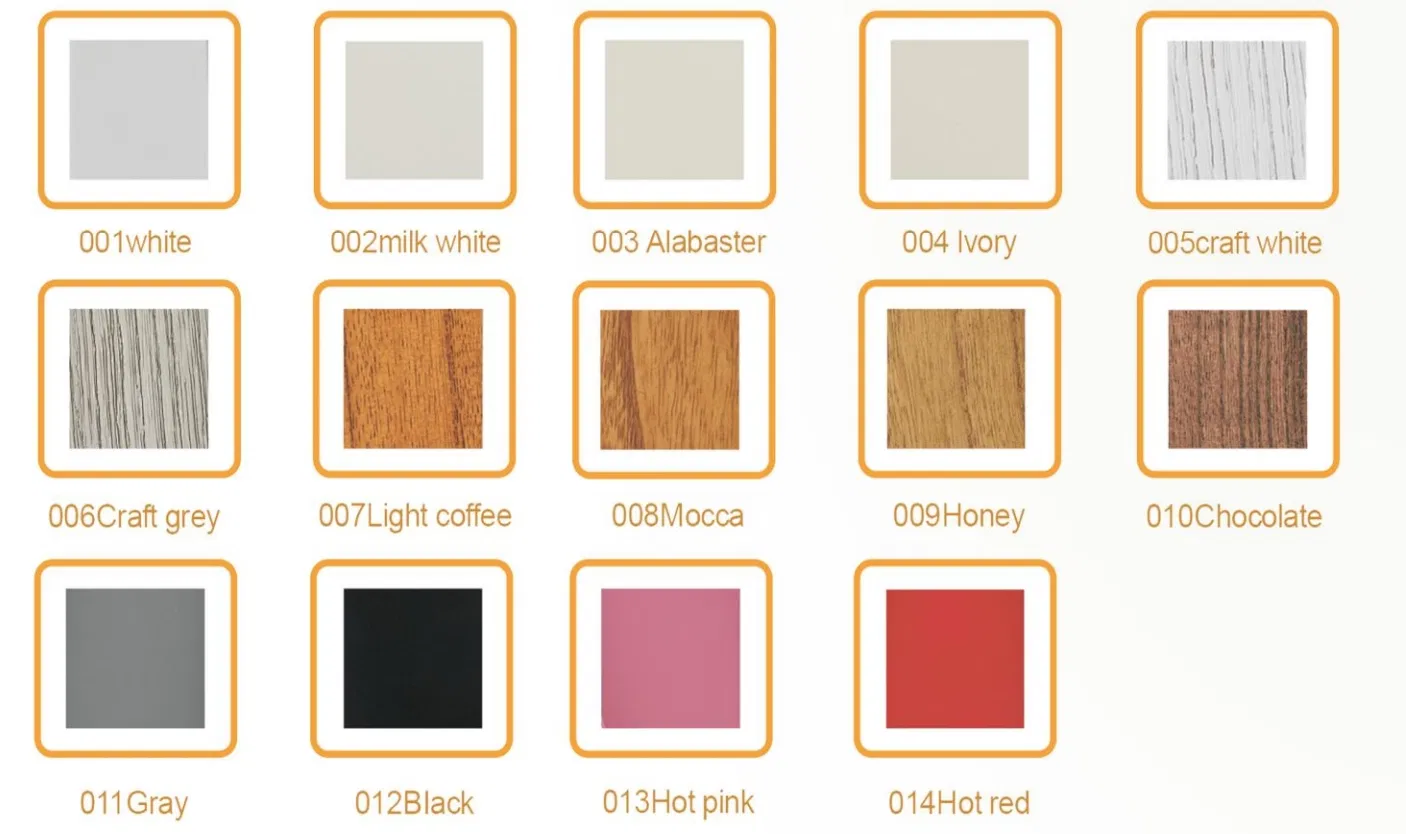 Manufacturer Eco-Friendly PVC Wooden Plantation Shutter Tier-on-Tier
