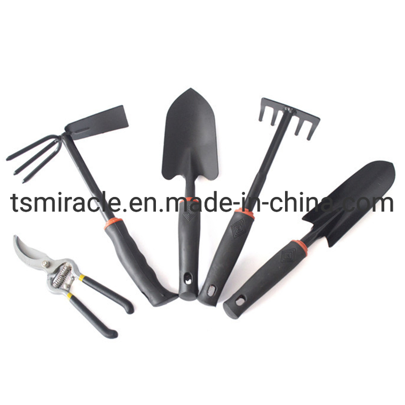 Cross-Border Hot Selling Gardening Five-Piece Set of Household Tools Garden Spatula Garden Planting Tools Set