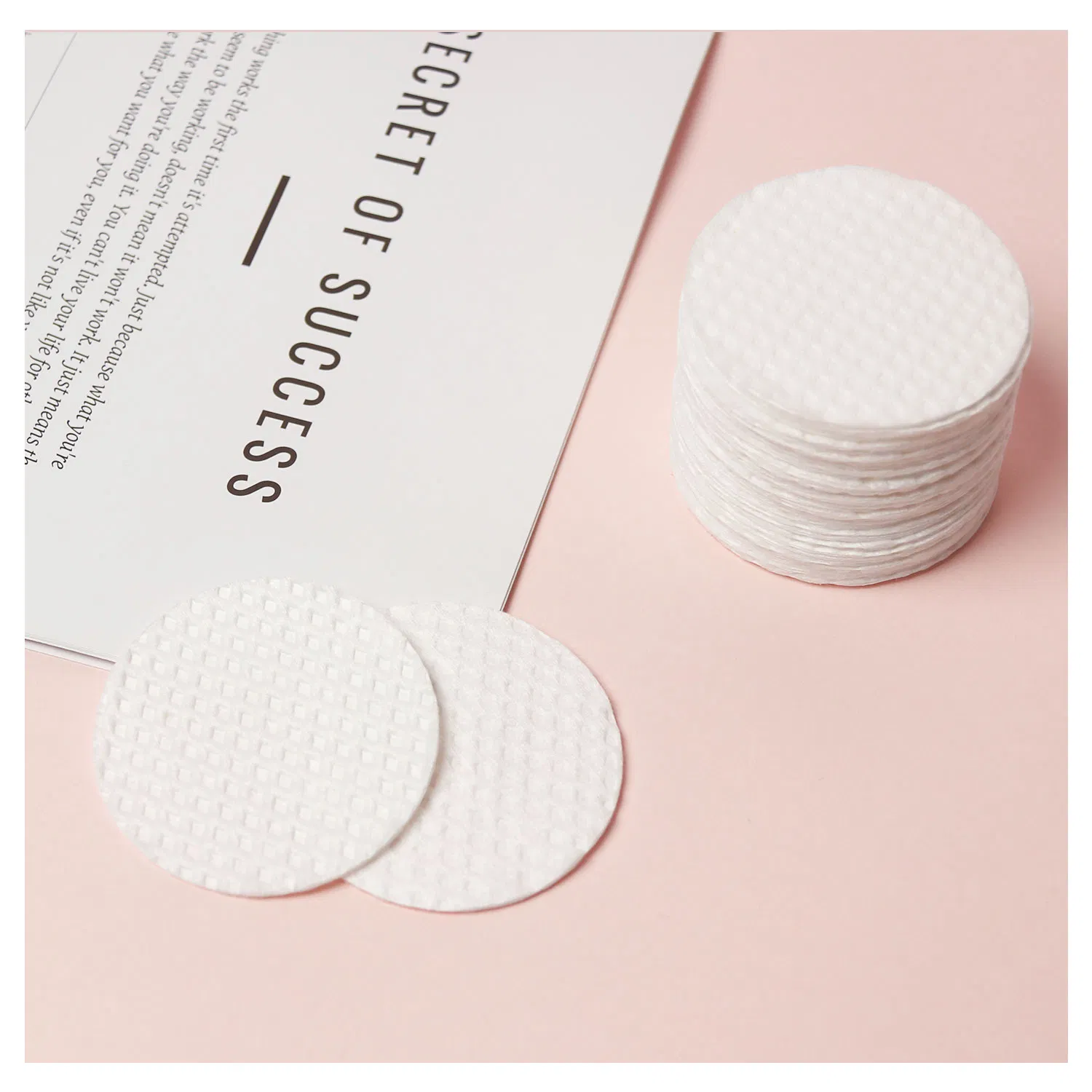 Premium 100% Facial Cotton Pads Hypoallergenic, Chemical Free Eye Pads for Make up Remover