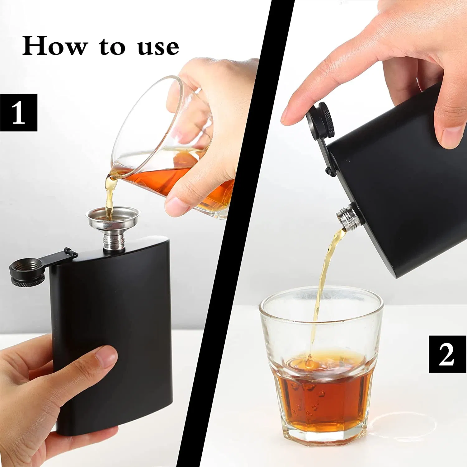 Metal Blank Sublimation Silver 8oz Stainless Steel Hip Flask Bottles for Oban Octomore Old Angus Old Crow