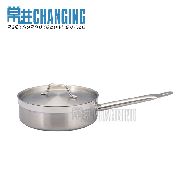 Stock Pots 18cm New Style Stainless Steel Saucepan with Single Handle (SSA-180)
