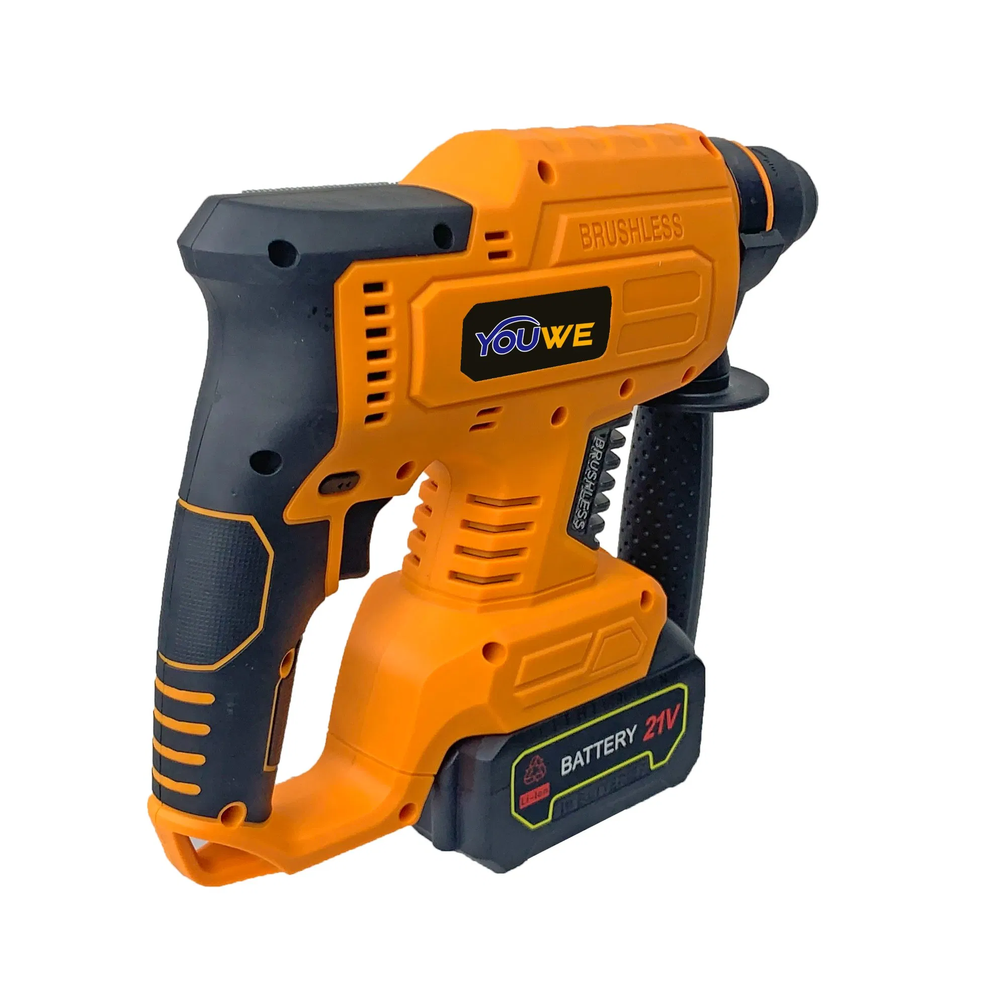 21V Brushless Rotary Hammer for Concrete with SDS-Plus Chuck