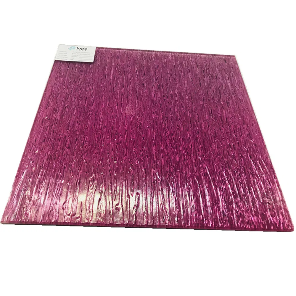 Wire Mesh Glass with Double Pieces Rain Figured Pattern Glass (PLW-TP)