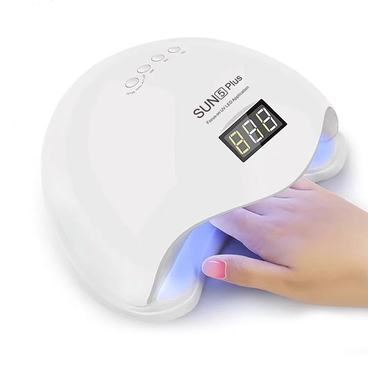 Sun 5 Plus Gel Dryer Dual Light 48W UV LED Nail Lamp for Manicure