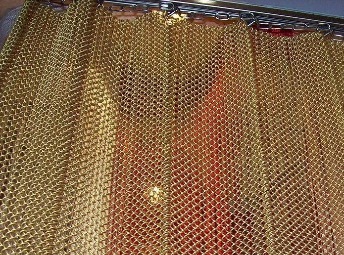 Modern Stainless Steel Metal Mesh Curtain for Interior Decorating Curtain