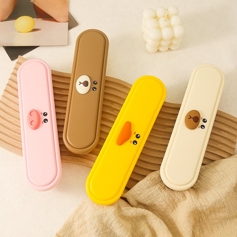 Stainless Steel 304 Portable Travel Camping Flatware Set Children Travel Utensils Chopsticks Fork Spoon Cutlery Set with Case