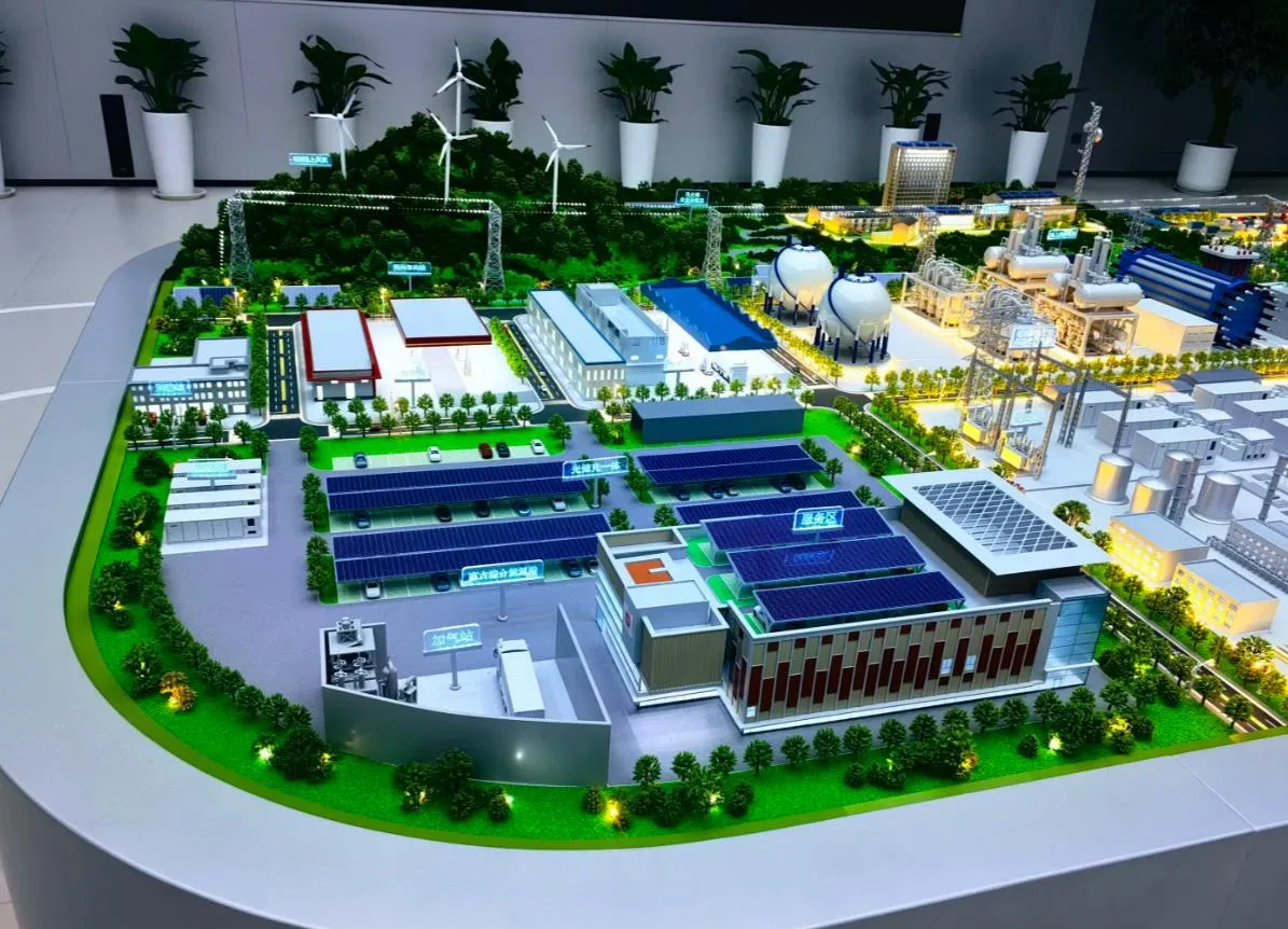 Customizable New Energy Model Sculpture for Office Exhibition Display