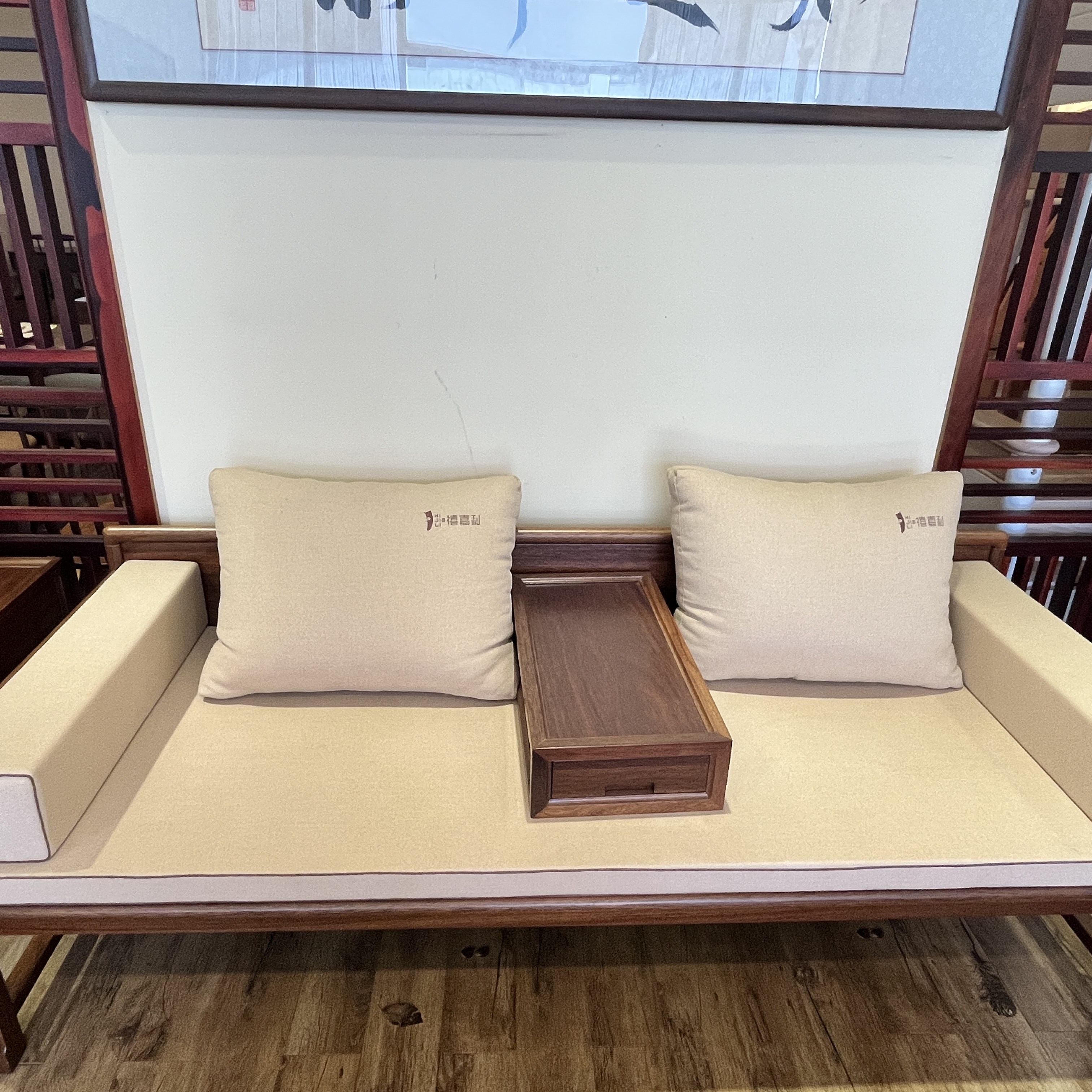 Диван массив дерева китайский стиль многофункциональный