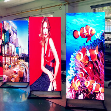 Factory Moveable Indoor P1.75 P2.19 P2.59 High Brightness Digital LED Advertising LED Poster Display Screen Billboards
