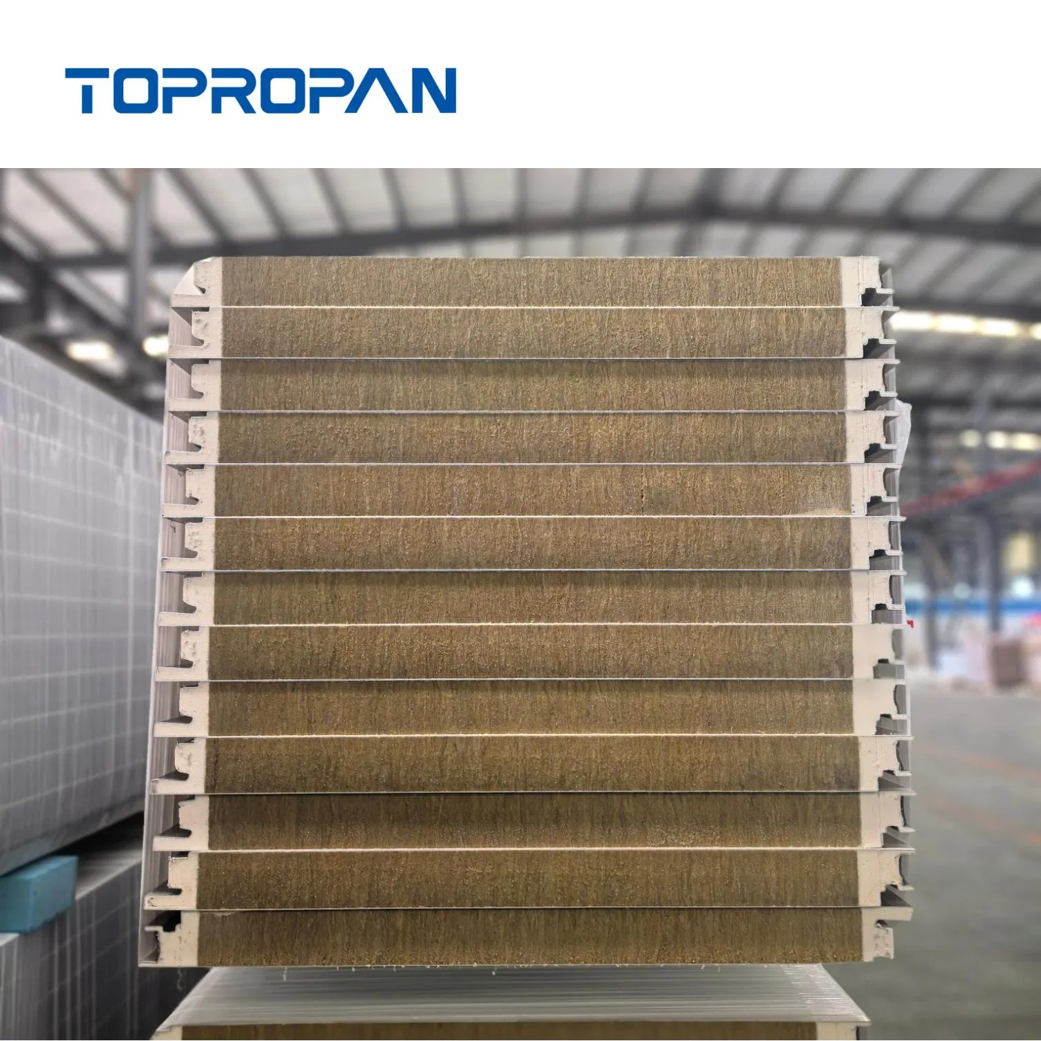 Factory Price Anti Fire Building Materials Rockwool PIR PU PUR Sandwich Wall Insulation Panel