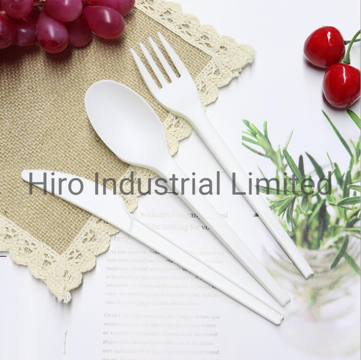Compostable Eco-Friendly Biodegradable Corn PLA Plastic Cutlery OEM Manufacturer