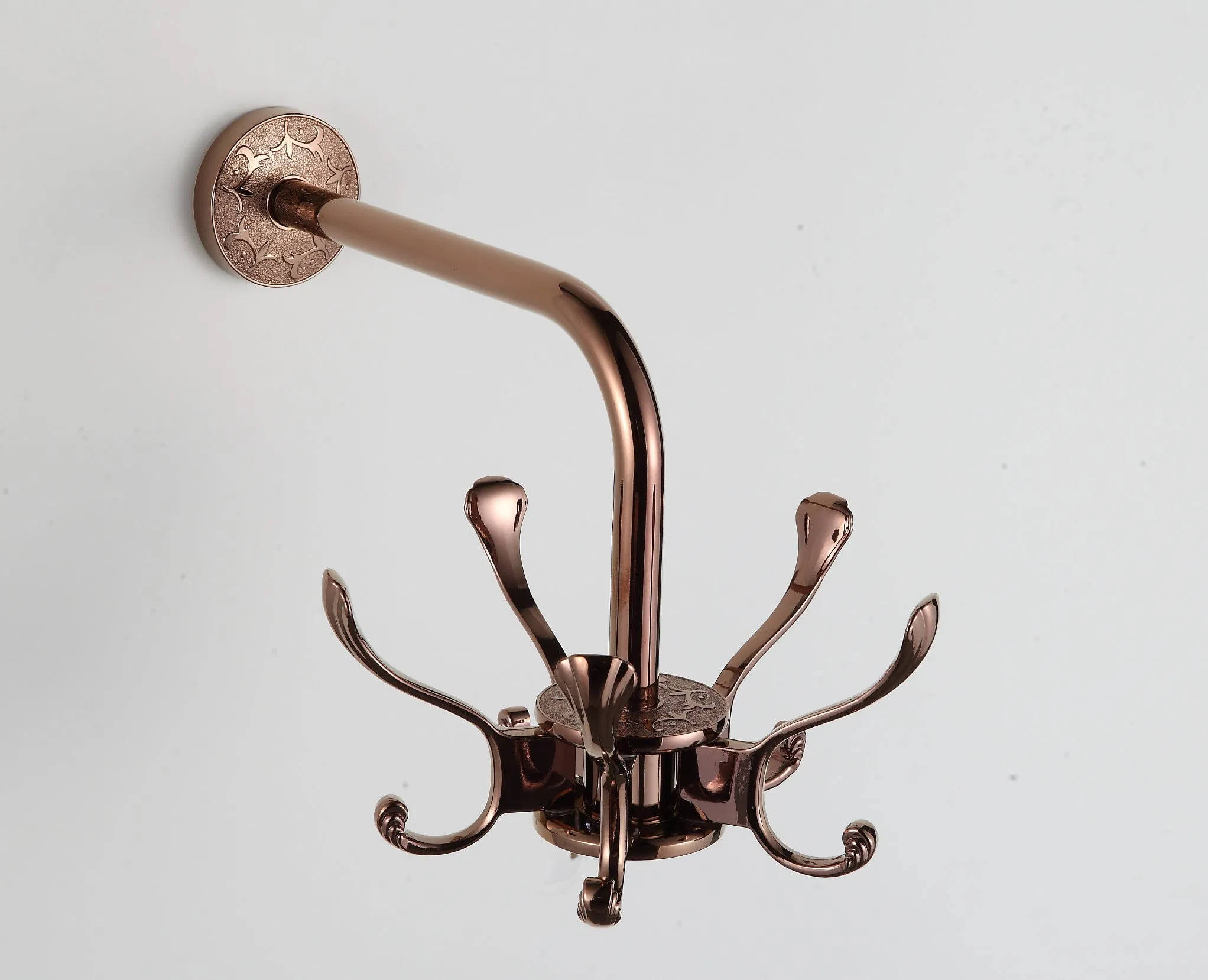 Multi Head Metal Wall Lothes Hook Rotatable Bathrobe Towel Hook