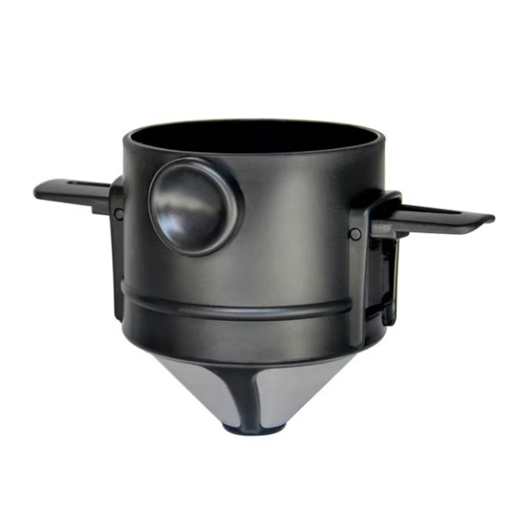 Wholesale Price Foldable Coffee Filter ABS + Stainless Steel Coffee Mesh Filter Reusable Coffee Filter