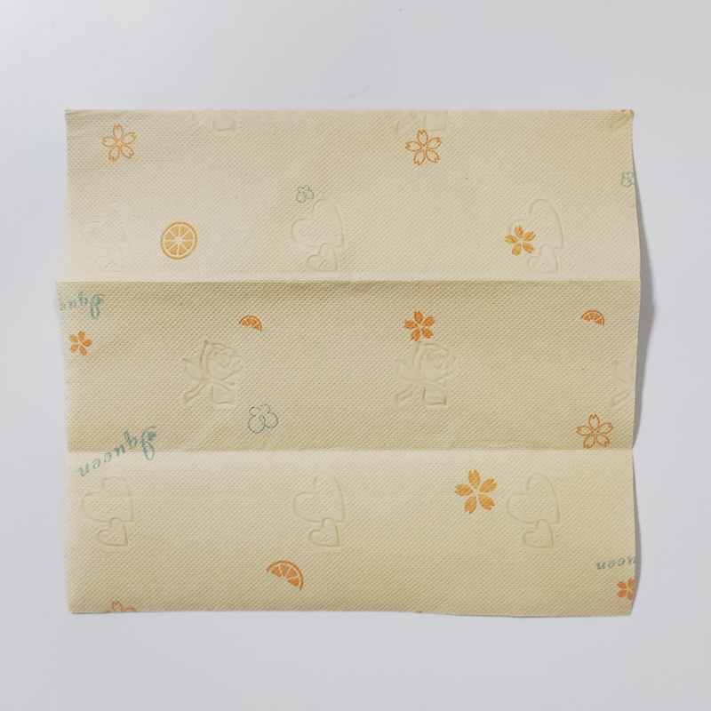 Personalized Folded Printed Hand Paper Towels for Bathroom in Bulk
