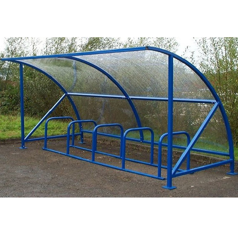 Outside Metal Storm Shelter Steel Bicycle Garage Garden Storage Shed