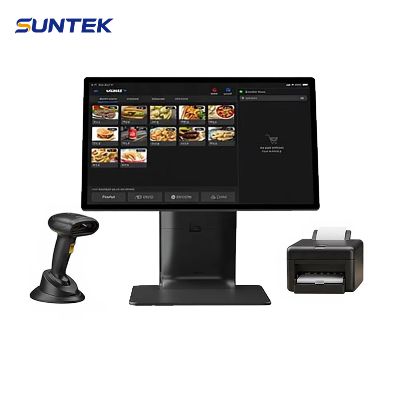 High-Performance Desktop POS Point of Sale Machines Suntek Sc1 Sleek Minimalist Design Rich I/O Android 14