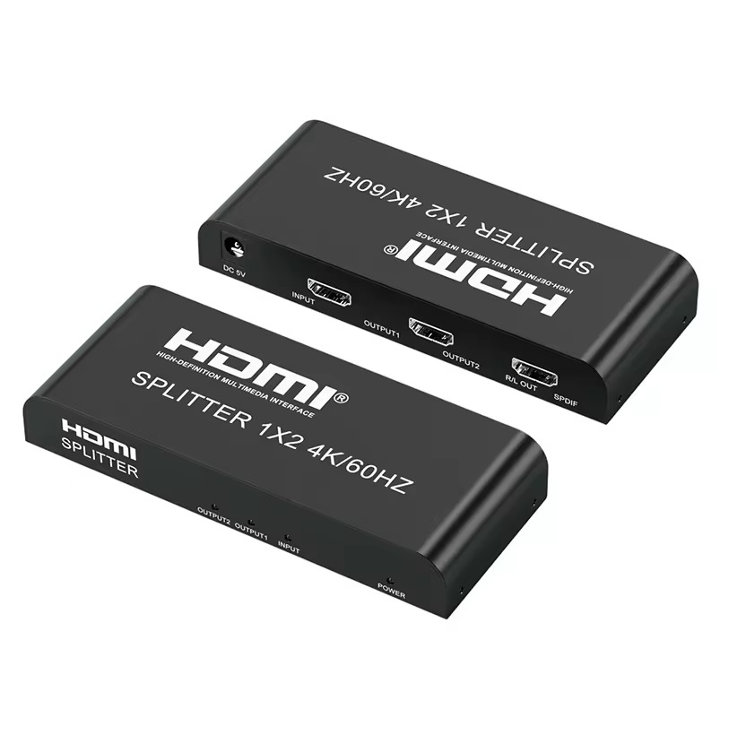 Разветвитель HDMI 1x2, 4K 60 Гц, HDMI 2.0