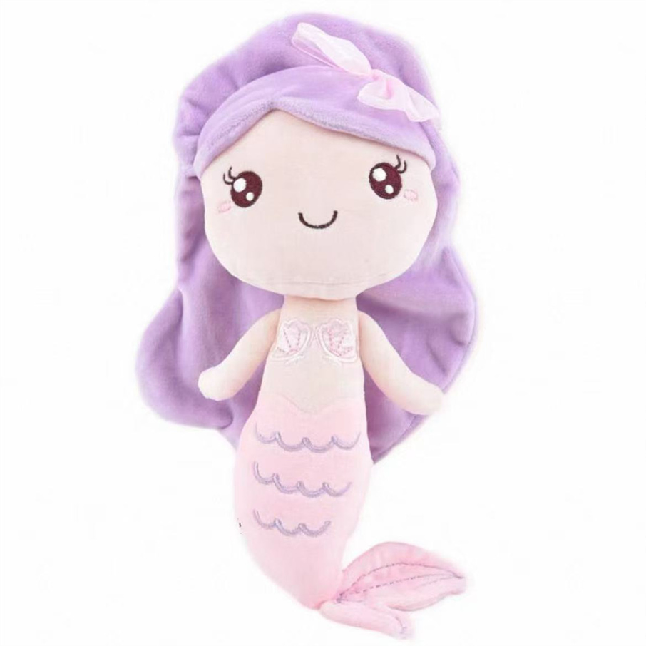 Enchanting Mermaid Plush Doll Set with Cozy Blanket