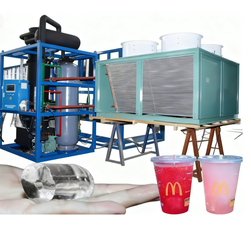 Commercial Big Ice Block Making Machine, Energy-Efficient Industrial Ice Plant Equipment